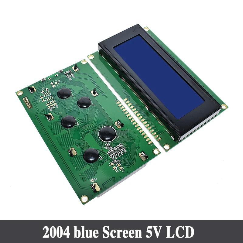 Lcd 1602 lcd 1602 2004 12864 Модуль синий зеленый экран 16x2 20X4 символьный ЖК-дисплей модуль HD44780 контроллер синий черный светильник - Цвет: LCD2004 Blue