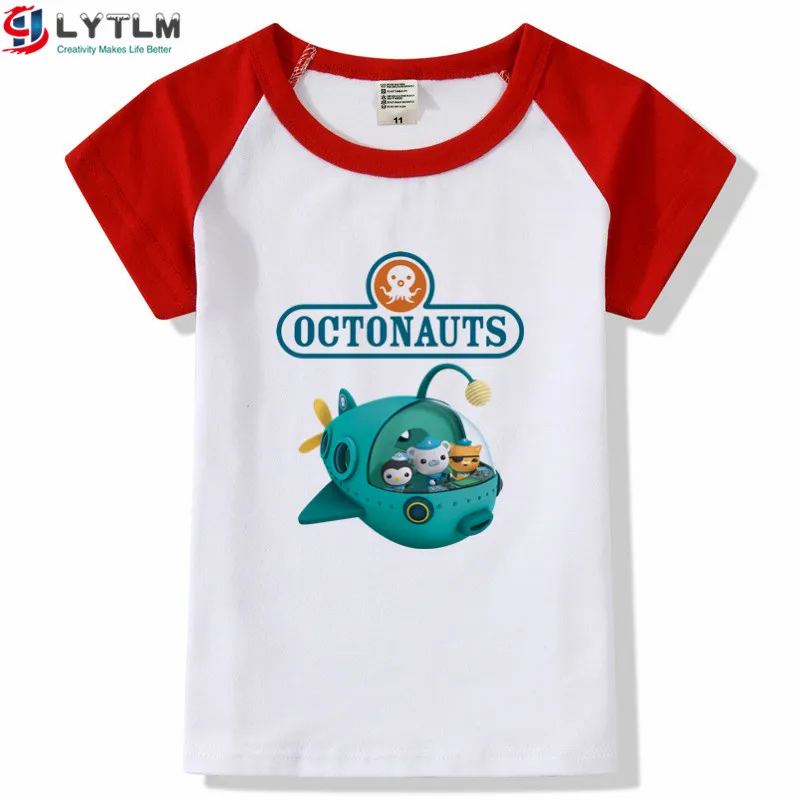 LYTLM XXX Kids Octonauts/Детские футболки для девочек, Koszulka, футболки для мальчиков, Детская футболка с рисунком для мальчиков топы для маленьких девочек