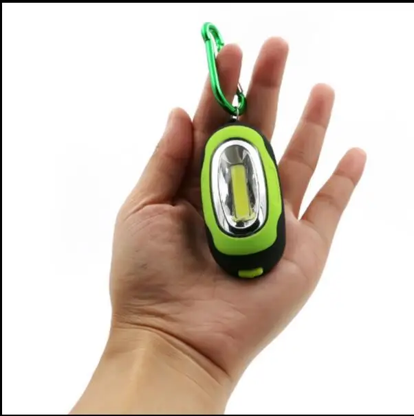 Hot Mini COB LED Flashlight Waterproof Portable Keychain Torch Light