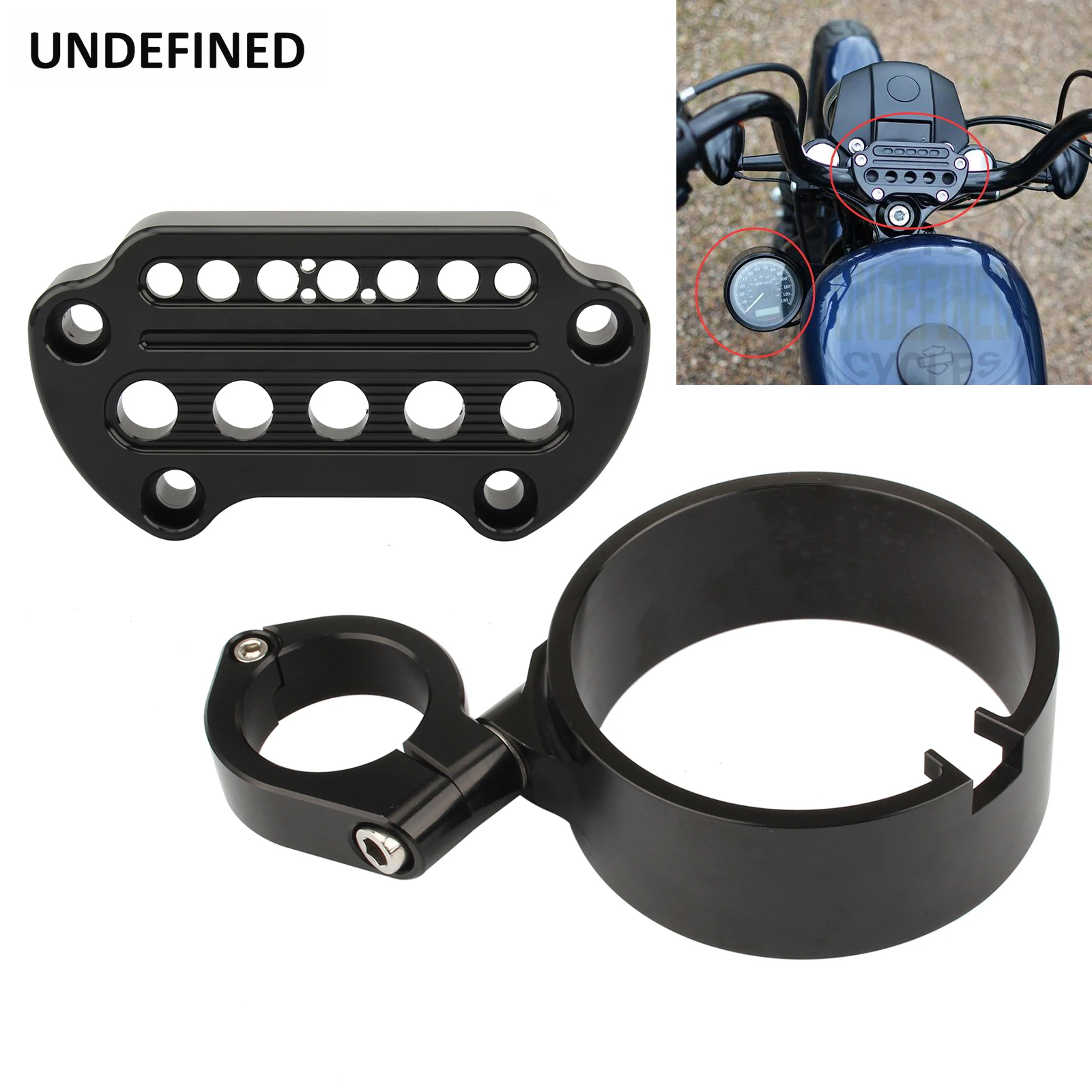 Piezas Motocicleta de Recambio, Soporte para Velocímetro, Carcasa de Reubicación de Montaje Lateral, Compatible con Harley Sportster 883 XL, 1995 a 2015|Cubiertas y molduras ornamentales| - AliExpress