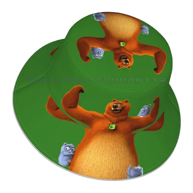 Grizzy e os lemmings balde chapéu boné de sol dos desenhos