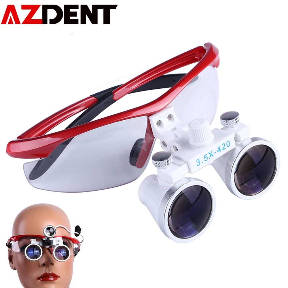  3.5X Dental Surgical Magnifier Magnification Binocular magnifying glass with led lights Medical Ope - 4000601293148