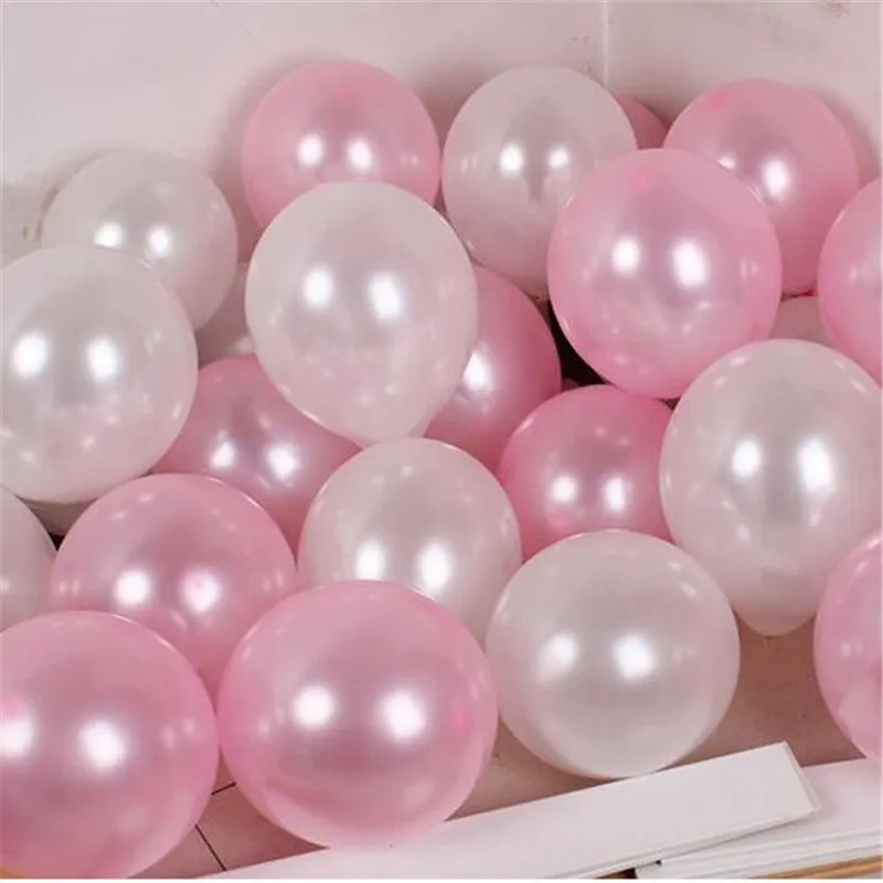 

20 50 pcs/lot 10inch mix Colorful Pearl Gold White Latex Balloon Celebration Wedding Decorations Happy Birthday Party Supplies