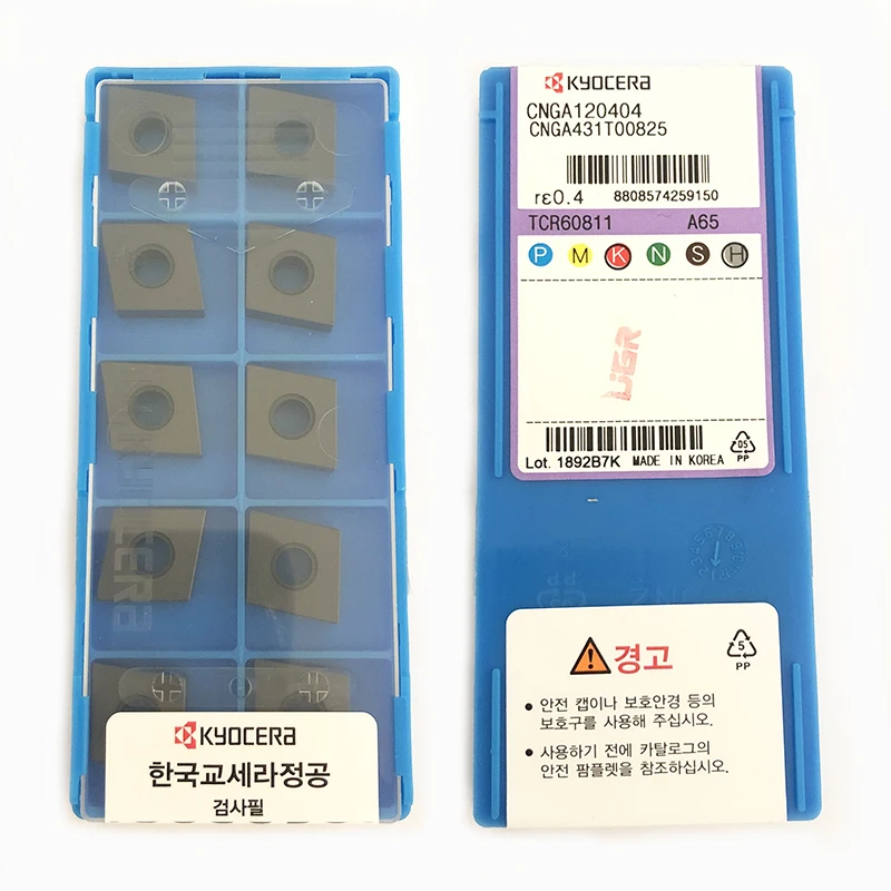 

10Pcs/lot Original New CNGA120404 A65 Cnc Insert CNGA 120404 A65 Ceramic Blade Cast Iron Quenching High Hardness