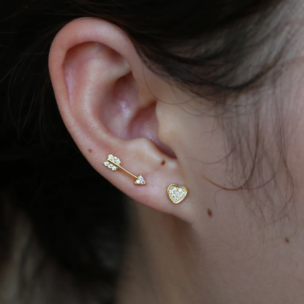 Новинка 2019 серьги манжеты с кубическим цирконием и камнями багетом свадебные