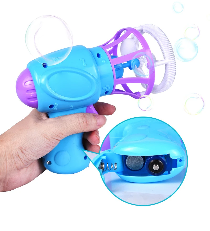 Пузырьковая воздуходувка машина игрушка Дети мыло вода пузырь пистолет мультфильм водяной пистолет подарок для детей ручной пистолет воздуходувка