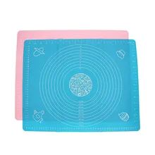 Силиконовые торт тесто Кондитерские помады прокатки коврик для резки выпечки Кондитерские доски инструменты для украшения печенья 50x40 см