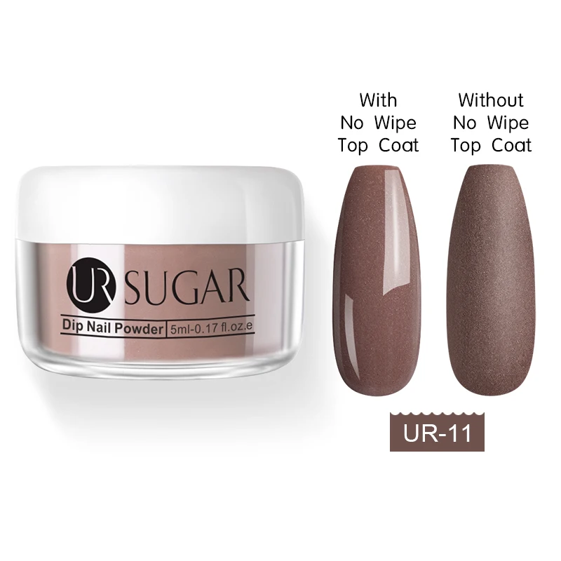 UR-11 Ur Sugar погружающаяся пудра для ногтей матовый эффект Блеск Пигмент натуральный сухой хром для гель-дизайна ногтей украшения маникюра 5 мл - Цвет: UR-11