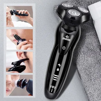 

Waterproof Electric Shaver USB Charging Men Razor Floating Electric Shaving Machine Rechargeable Sideburns And Beard Trimmer 40