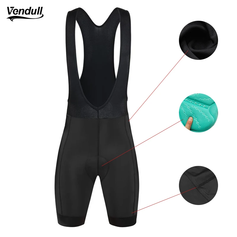 Cycling Bib Shorts Whole Black Bicycle Bib Shorts Men Outdoor Wear Bike Cycling Pants Coolmax Gel Padded Riding Bib Shorts Cycling