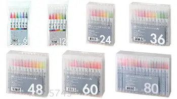 

Kuretake ZIG Clean Color Real Brush Pen Set RB-6000AT 4VA 4VB 4VC 4VD 12VA 24V 36V 48V 60V 90V