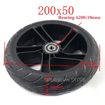 

8 Inch 200x50 Non-Pneumatic Tire Front and Rear Scooter Solid Tire for Xiaomi Ninebot ES1 ES Electric Scooter Kickscooter