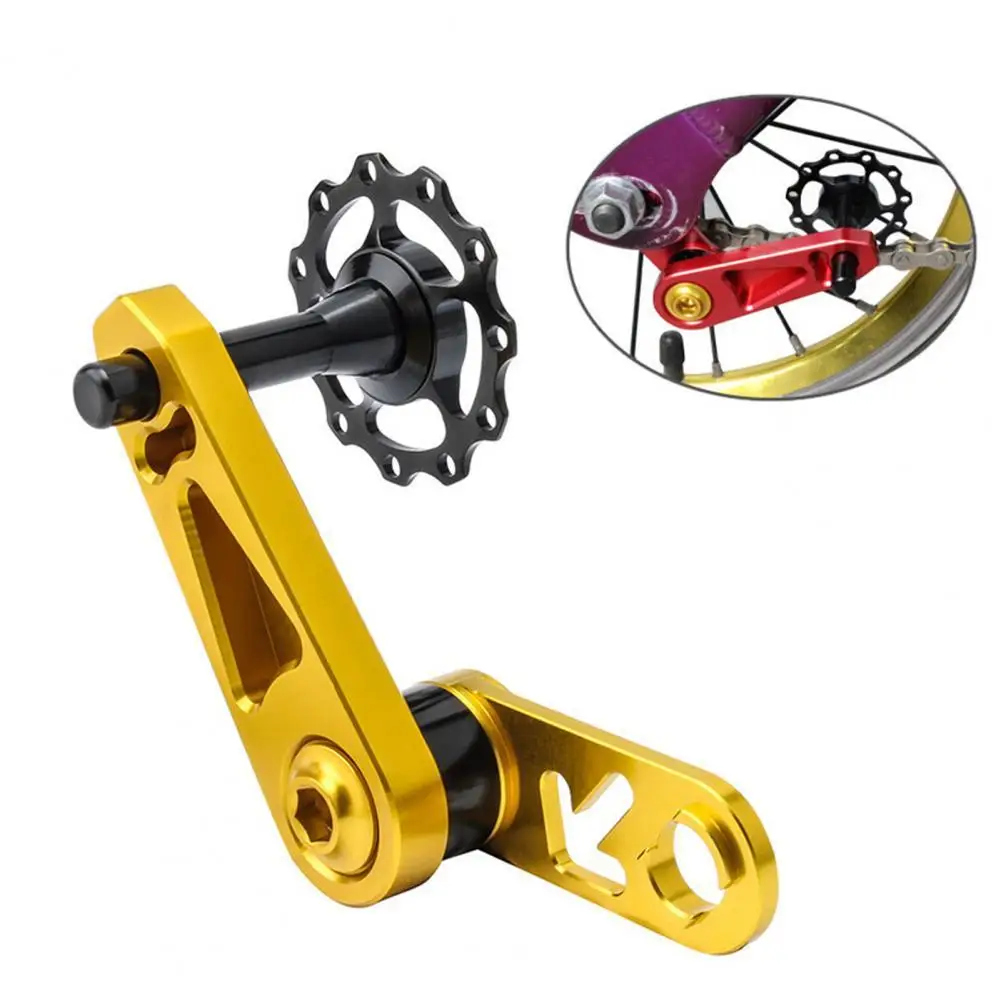 Bike Speed Tensioner Aluminum Alloy Folding Bicycle Single Speed Chain Tensioner Rear Derailleur Guide Cycling Parts 