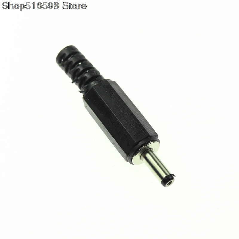 10 Uds 3,5mm * 1,3mm macho de soldadura de alimentación DC barril punta macho adaptador conector Jack 3,5*1,3mm pequeño enchufe de alimentación de DC002 macho 3.5x1 3