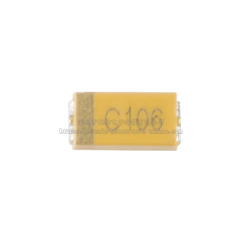 10pcs!!！ 1206 SMD Tantalum Capacitor Type A 10uF(106) &plusmn;20% 16V CA45-A016M106T