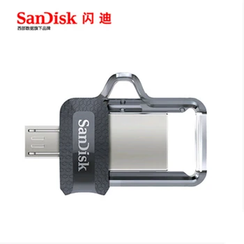 

Sandisk USB Flash Drive 128GB 64GB Flash Drive 32GB 16GB Dual OTG Pen Drive High Speed Memory U Disk Micro USB3.0 Card SDDD3