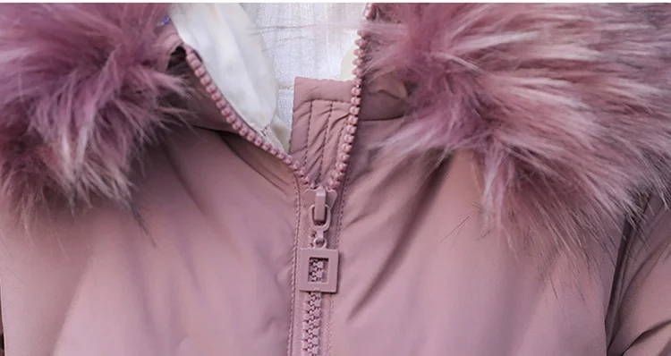 FORERUN Plus Size 5XL Winter Jacket Women Real Fur Hooded X-Long Coat Oversized Casual Parkas Thicken Warm Veste Longue Femme
