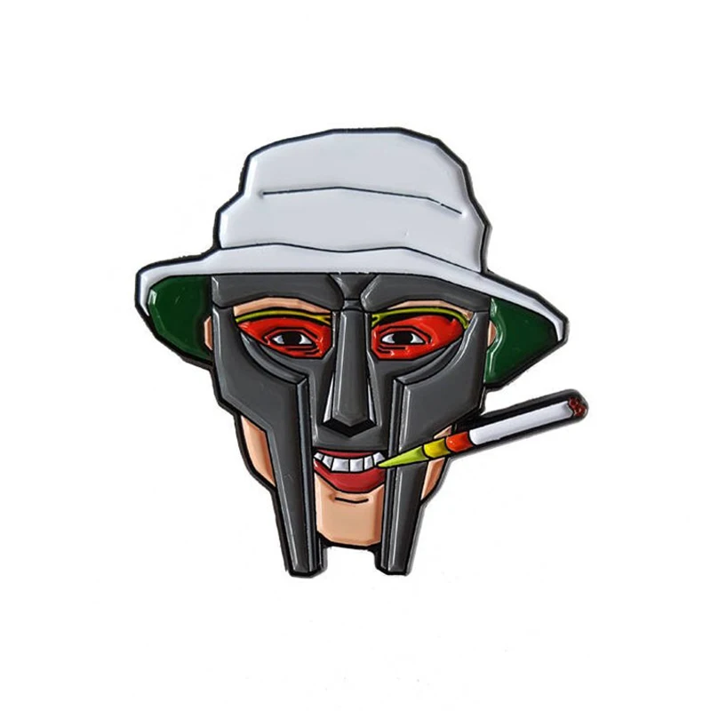 MF DOOM Hunter шляпа из эмали pin pop mash up jewelry|Броши| |