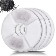 活性炭フィルター LED 自動水ディスペンサー飲料噴水猫犬子猫ペットボウルドリンク皿フィルター(China)