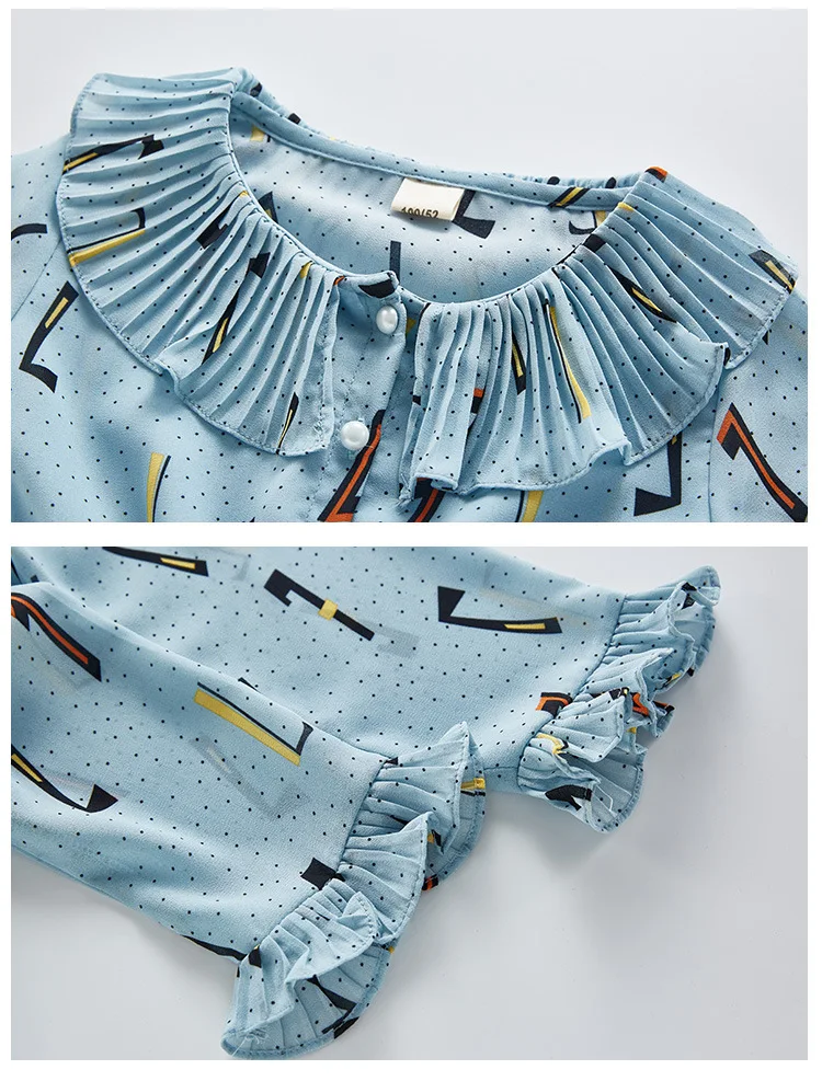 School Teenagers Big girls chiffon Dress Little girls Floral Dresses Spring 2020 kid clothes for 3 4 5 6 7 8 9 10 11 12 13 years (3)