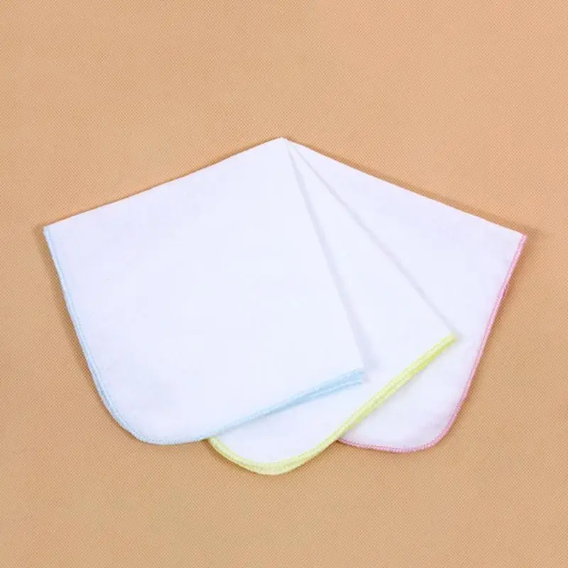 Cotton Towel 10 Pcs Cotton Gauze Double Layer Small Square Towel Baby Boy Girl Solid Color Saliva Towel Random Color Dropshipping bath towel cotton towel muslin towel square towel