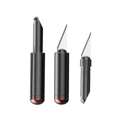 Lâmina de aço carbono alto mini faca dobrável caso aberto lâmina de arte afiada faca chave remover faca expressa