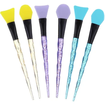 

Blending Mask Brush DIY Moisturizing Sleep Mud Cream Makeup Facial Face Eyes Applicator Foundation Concealer Silicone Tool Care