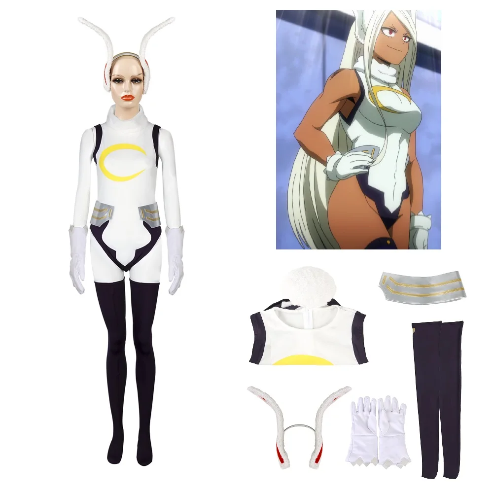 

Boku no Hero Academia Miruko Cosplay Costume Full Set Suit Sexy Mirko My Hero Academia Halloween Fancy Cosplay Outfits