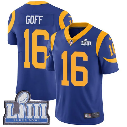 Super Rams Bowl Los Angeles Jersey 30 Todd Gurley II 99 Aaron Donald 18 Cooper Kupp 12 Brandin Cooks Stitched Jerseys - Цвет: 3