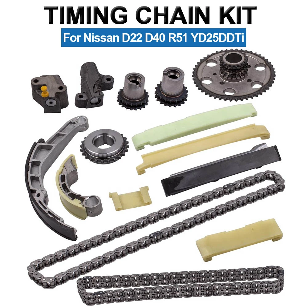 YD25 Duplex Timing Chain kit upgrade for Nissan Navara D22 D40