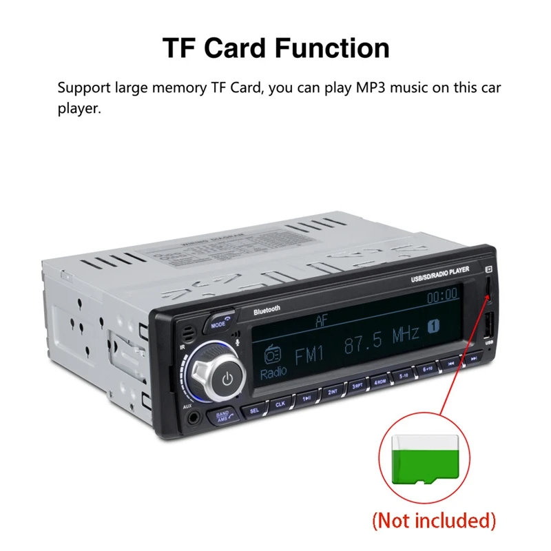 DAB + Автомагнитола 1 Din автомобильный радиоприемник RDS гарнитура MP3/SD/MMC Dab FM USB ЖК Sn