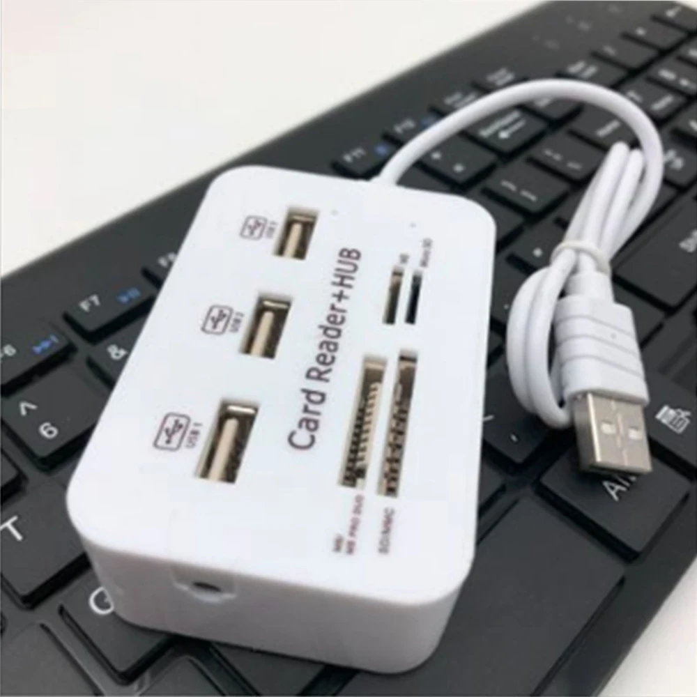 USB 3,0 концентратор USB разветвитель 3 USB несколько SD TF карт ридер для MacBook Air компьютер Ноутбук аксессуары