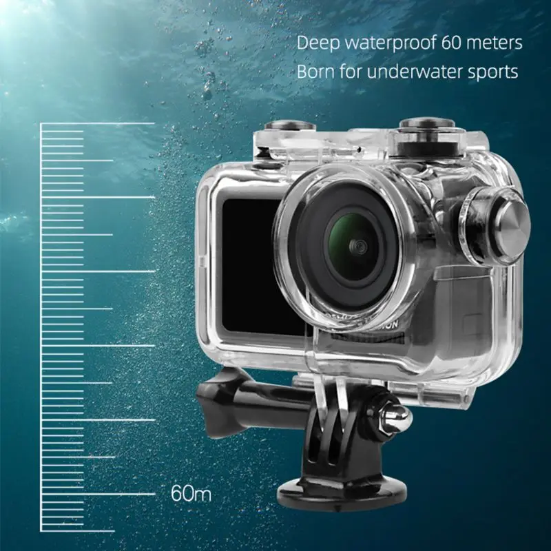60 м подводный водонепроницаемый чехол Дайвинг защитный корпус для DJI Осмо экшен набор