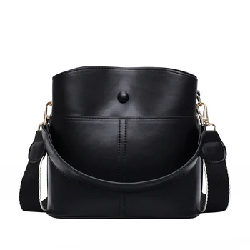 

2019 New Hot Sale Casual Women handbags Ladies High Quality Fashion Shoulder Bags Personality Large Capacity Retro Bucket Bag