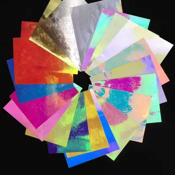 

Non-toxic Nail Flame Sticker Adhesive Nail Art Flame Stickers Laser Holographic Flame Stickers Diy Nail Art Manicure MKXJ