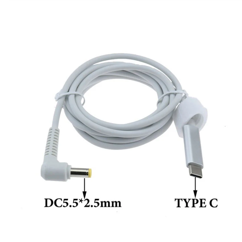 Dual-Tone USB-C to Multi-Tip DC Power Converter Cable