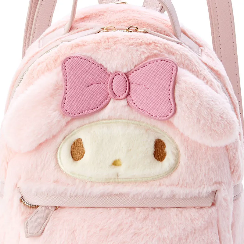 Melody Cinnamoroll модный плюшевый рюкзак, Мультяшные сумки, мягкие пушистые куклы, рюкзаки для детей, унисекс, новые подарки
