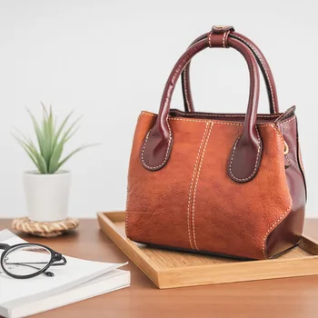 

Genuine Leather Shoulder Bag 2019 Luxury Handbags Women Bags Designer Version Luxury Small Square Messenger Bag