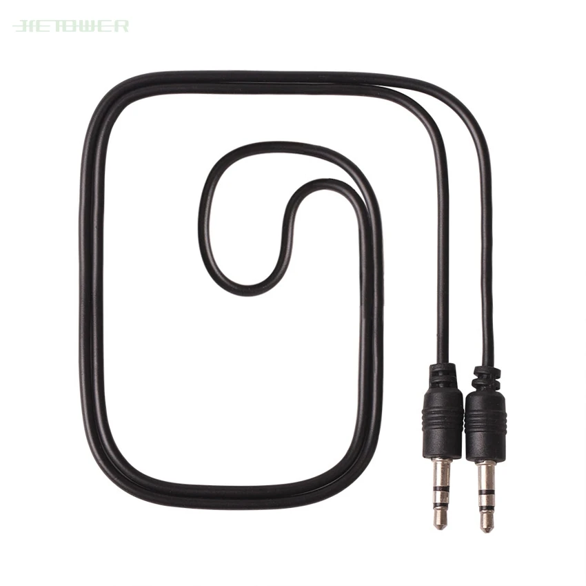 Wholesale 3 5 Mm Pin To 3 5 Mm Pin Stero Audio Cable Headphone Jack Black for Iphone Xiaomi Samsung Mobile Phone 500pcs lot