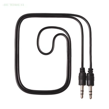 Wholesale 3 5 Mm Pin To 3 5 Mm Pin Stero Audio Cable Headphone Jack Black for Iphone Xiaomi Samsung Mobile Phone 500pcs lot