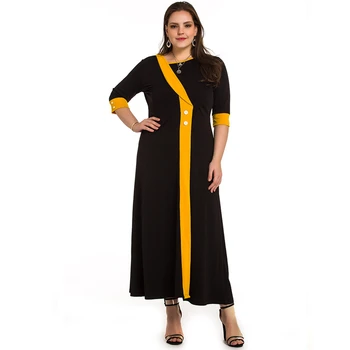 

Plus Size Dress Womens Summer Dresses Short Sleeve O-neck Fashion Elegant Office Ladies England Dress Wholesale Drop Shipping