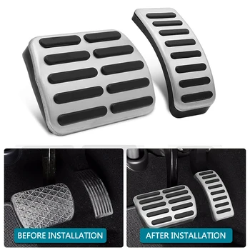 

Car AT Non-Slip Gas Brake Pedal Pad Cover For Skoda Fabia I 1999-2007 Fabia II Octavia 1U 1996-2010 Roomste For VW Golf 3 4