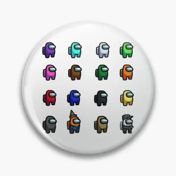 

Among Us Crewmate Set Cartoon Animal Metal Pins Custom Bag Clothes Lapel Pin Badges Funny Zoo Jewelry