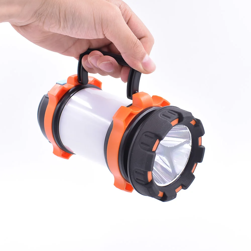 

Camp Lamp LED Camping Light USB Rechargeable Flashlight Dimmable Spotlight Work Light Waterproof Searchlight Emergency Torch