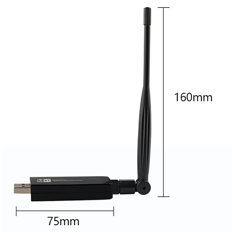Zapo W97L-5Db Bluetooth 4,1 беспроводной Ac 1200 Мбит/с 5 ГГц Wifi Usb 3,0 Lan адаптер с высоким коэффициентом усиления антенна сетевая карта для Windows Linux