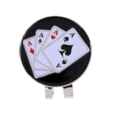 Зажим для шляп для гольфа съемный маркер для мяча для гольфа уникальный милый подарок для гольфа