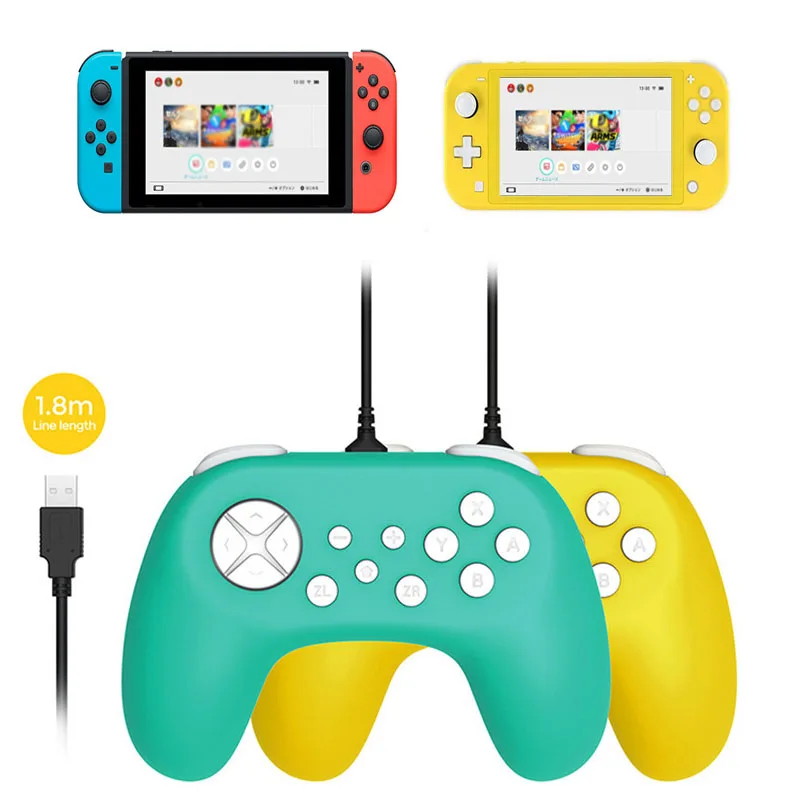 Проводной джойстик для nintendo Switch, 2 шт., 1,8 м, джойстик с вибрацией для nintendo Switch NS Gaming