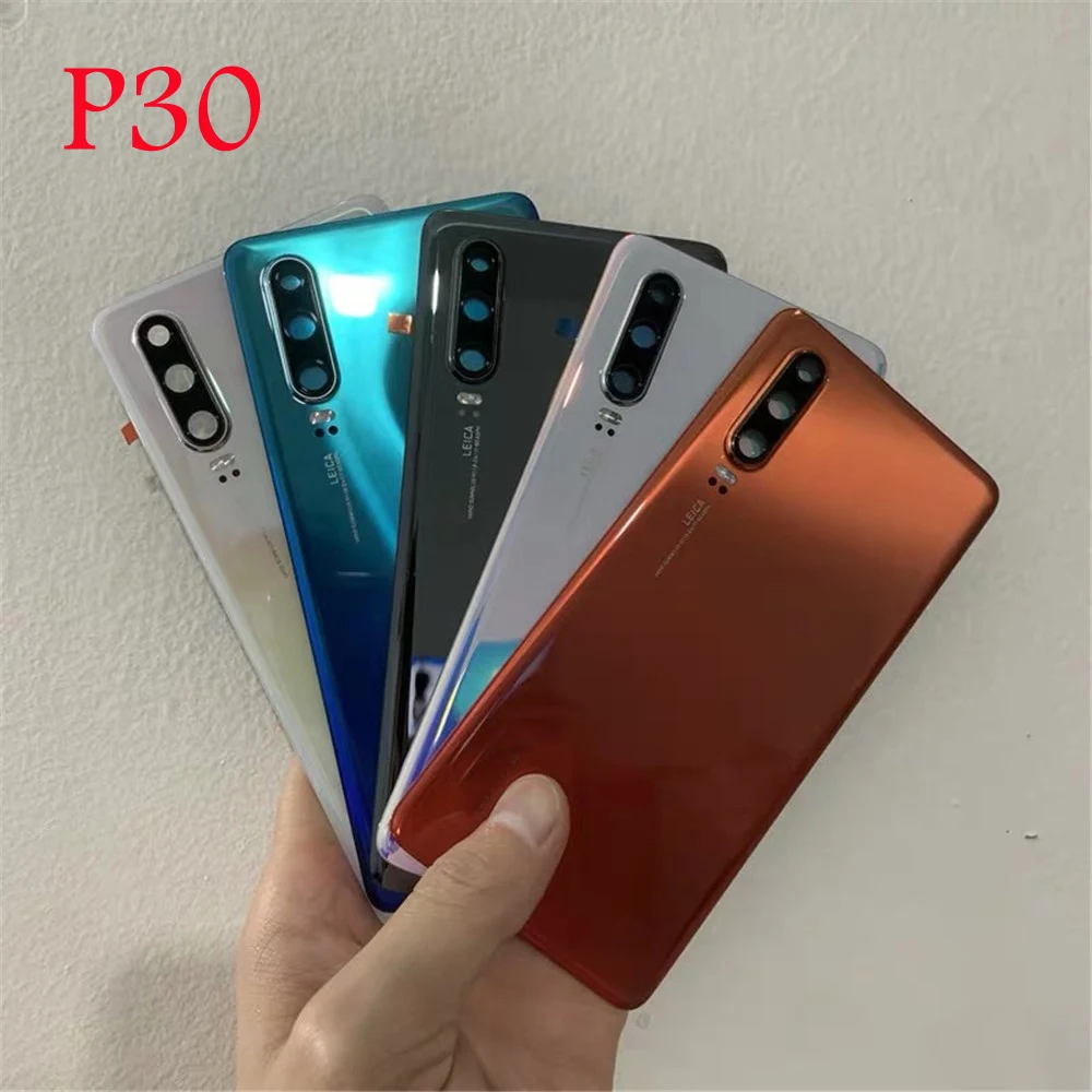 10 шт. для Huawei P30 Pro P30pro Задняя стеклянная крышка корпус батарея задняя дверь