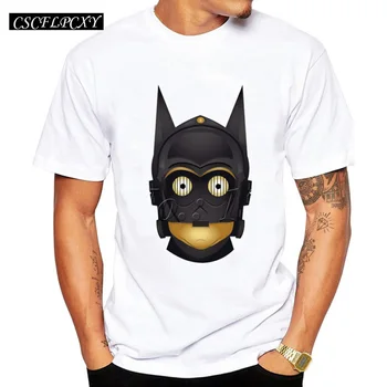 

The Avengers funny design men customized t-shirt short sleeve casual male cool tops hipster Batman Head printed fashion tee