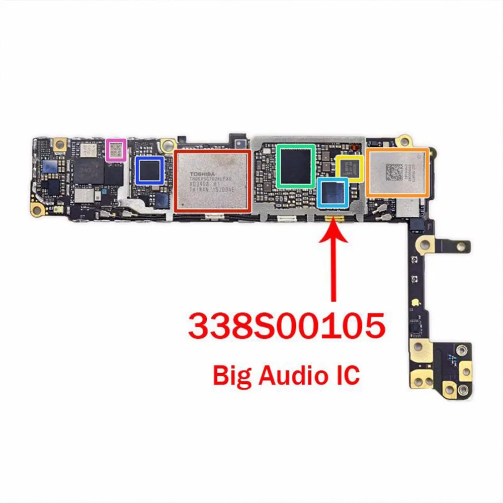 Большой аудио IC 338S00105 для Apple iPhone 7 Plus/7/6s Plus/6